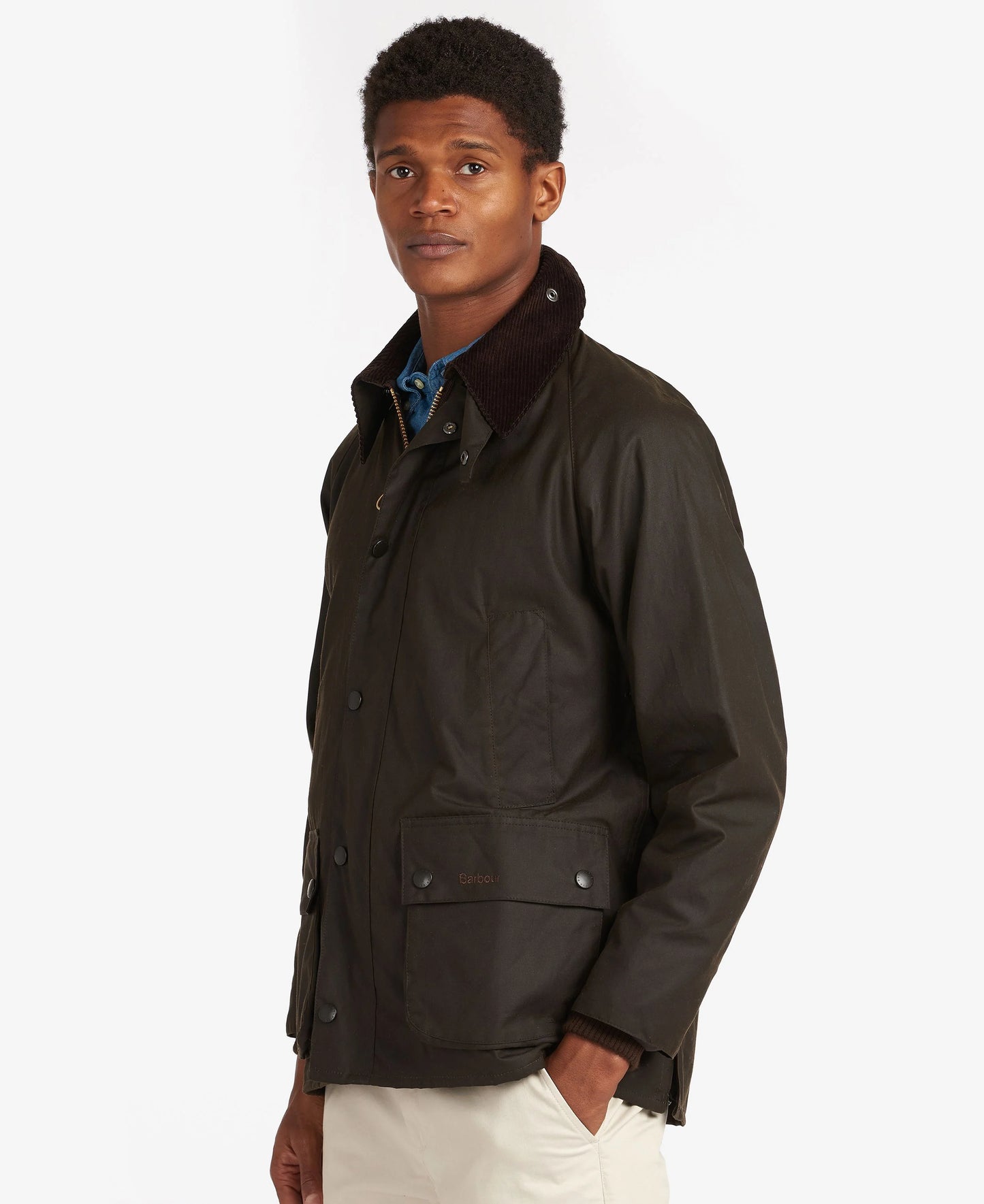 Barbour Classic Bedale Waxed Jacket - Olive