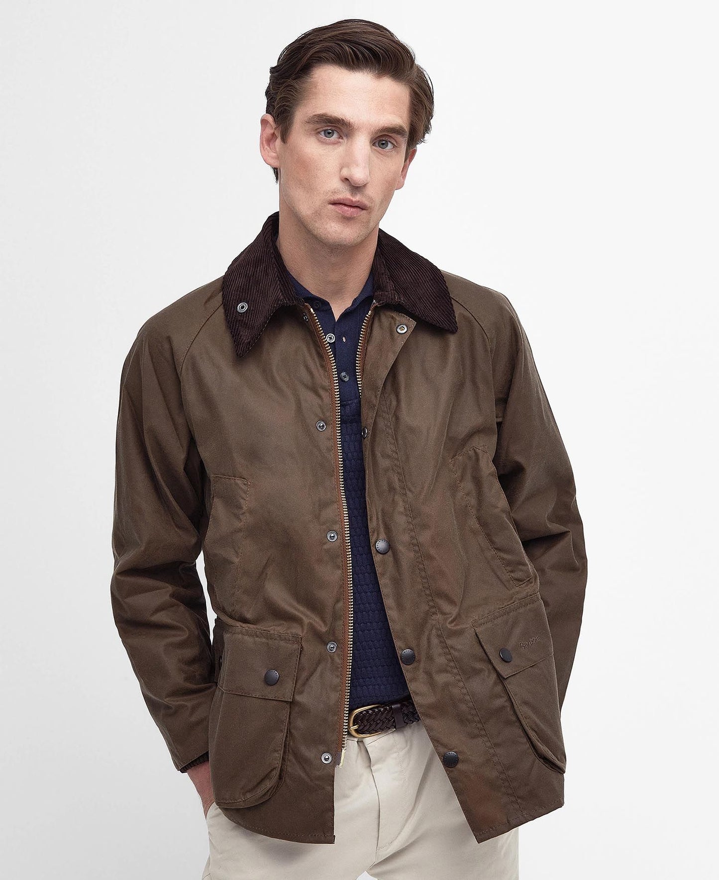 Barbour Bedale Waxed Jacket - Bark