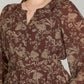 Curvy Fall Brown Maxi