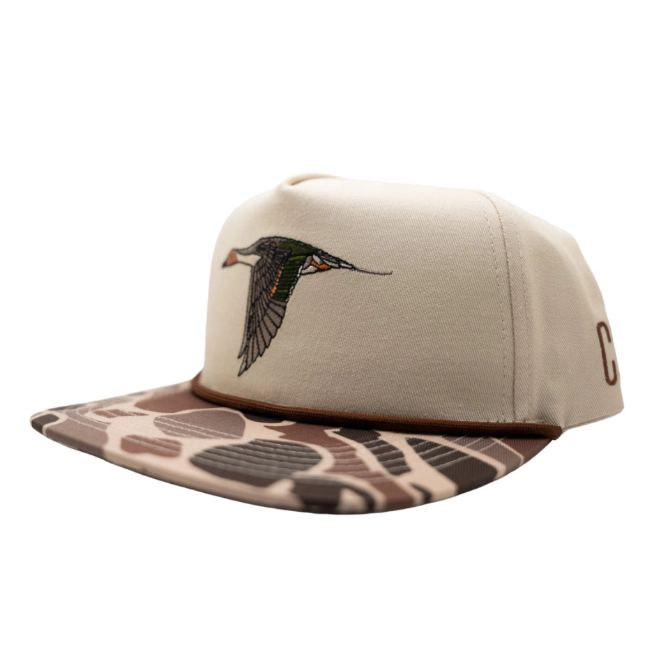 Pintail Cream/Duck Camo Rope Hat