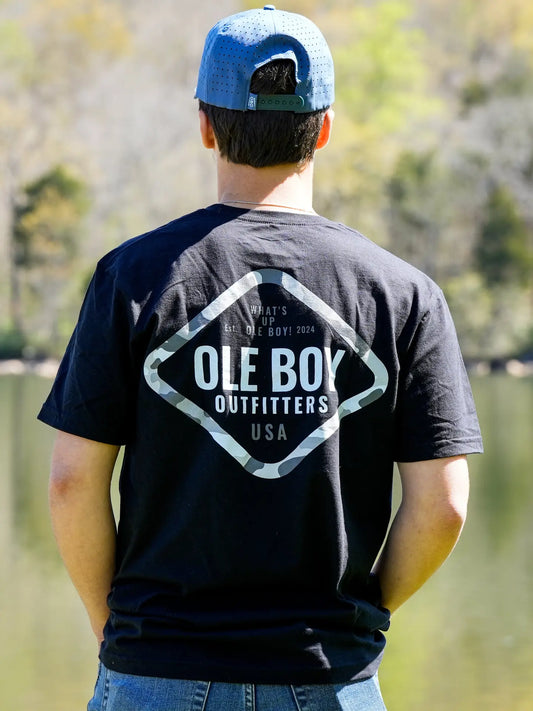 Ole Boy Camo Border Tee