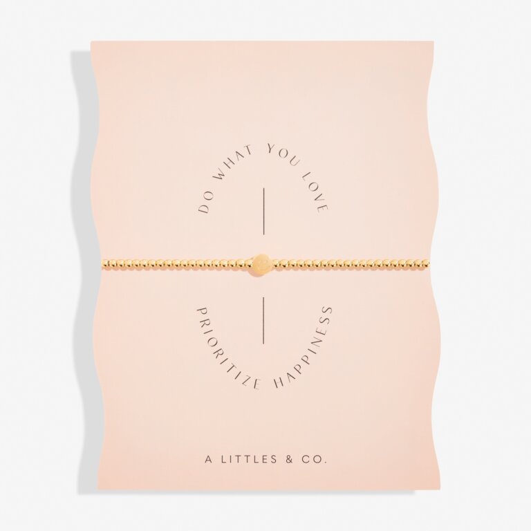 Share Happiness 'Do What You Love, Prioritise Happiness' Bracelet