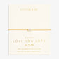 Love From Your Little Ones 'Love You Lots Mom' Bracelet