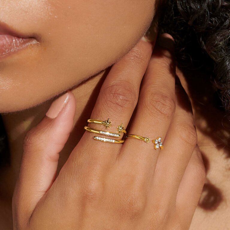 Stacks Of Style Set Of 3 Star Rings