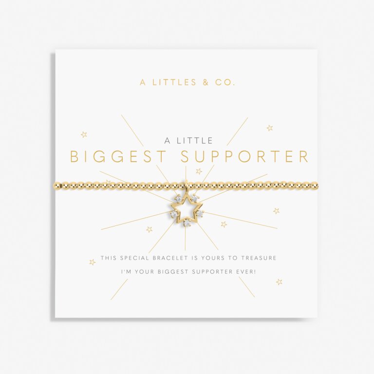 A Little 'Biggest Supporter' Bracelet