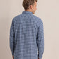 Barnwell Plaid LS Sport Shirt - Triumph Blue