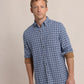 Barnwell Plaid LS Sport Shirt - Triumph Blue