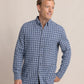 Barnwell Plaid LS Sport Shirt - Triumph Blue