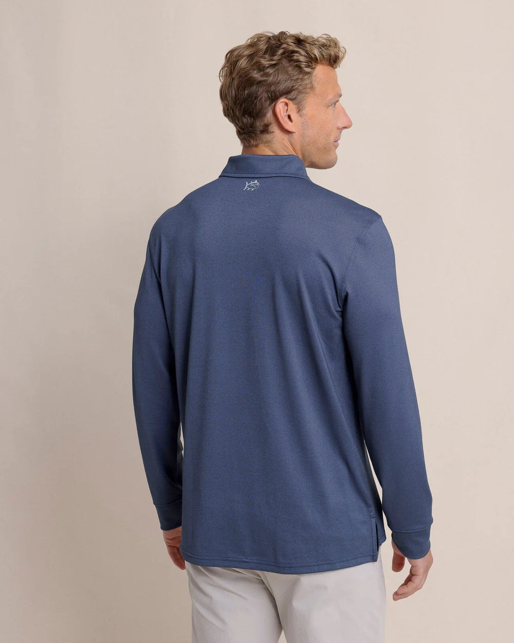 Belfair LS Performance Polo - Light Indigo
