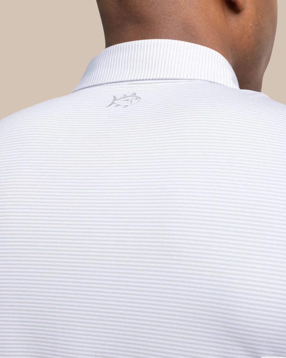 brrr°-eeze Meadowbrook Stripe Polo - Platinum Grey