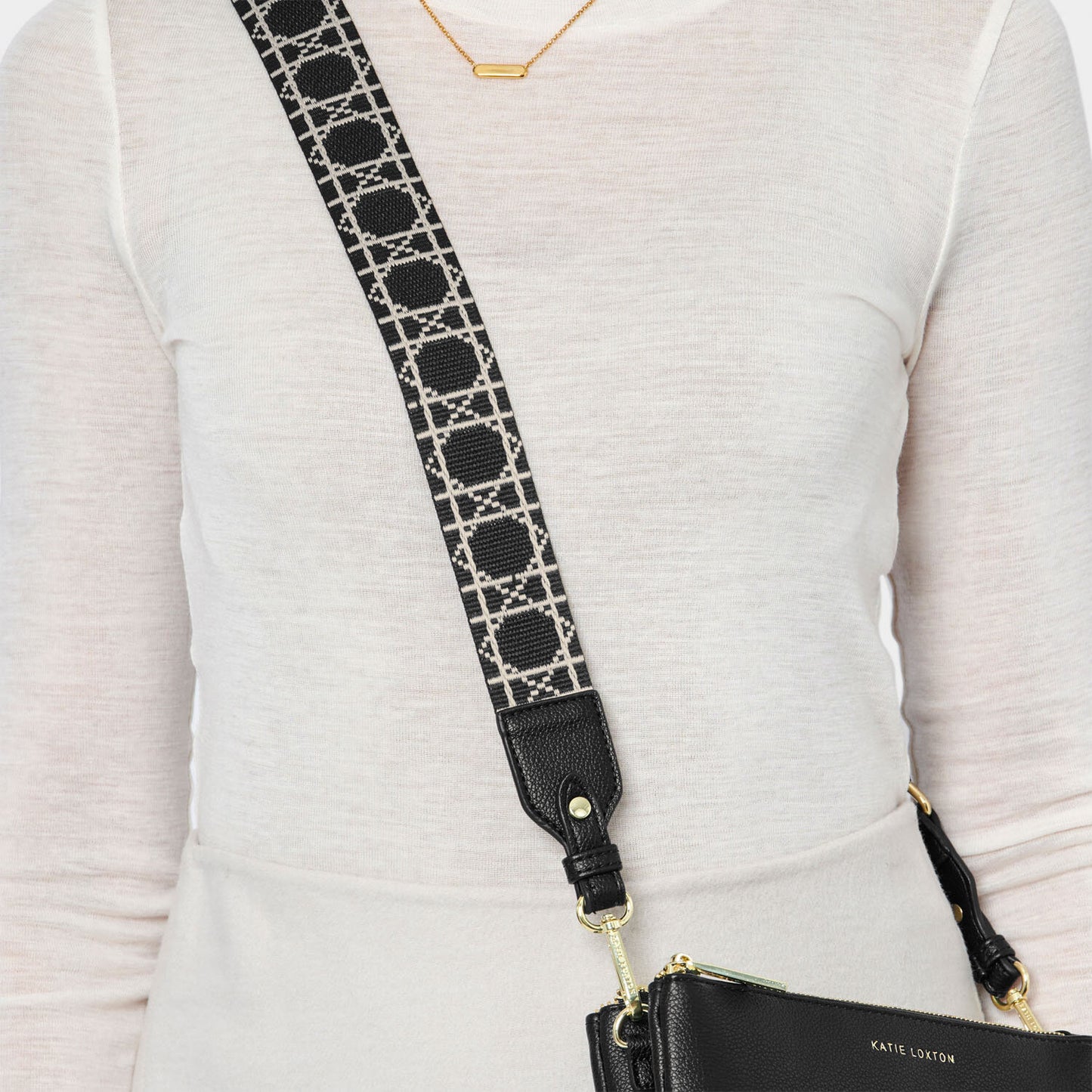 Canvas Bag Strap Geometric