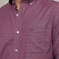 Shemwood Plaid LS Sport Shirt - Baroque Rose