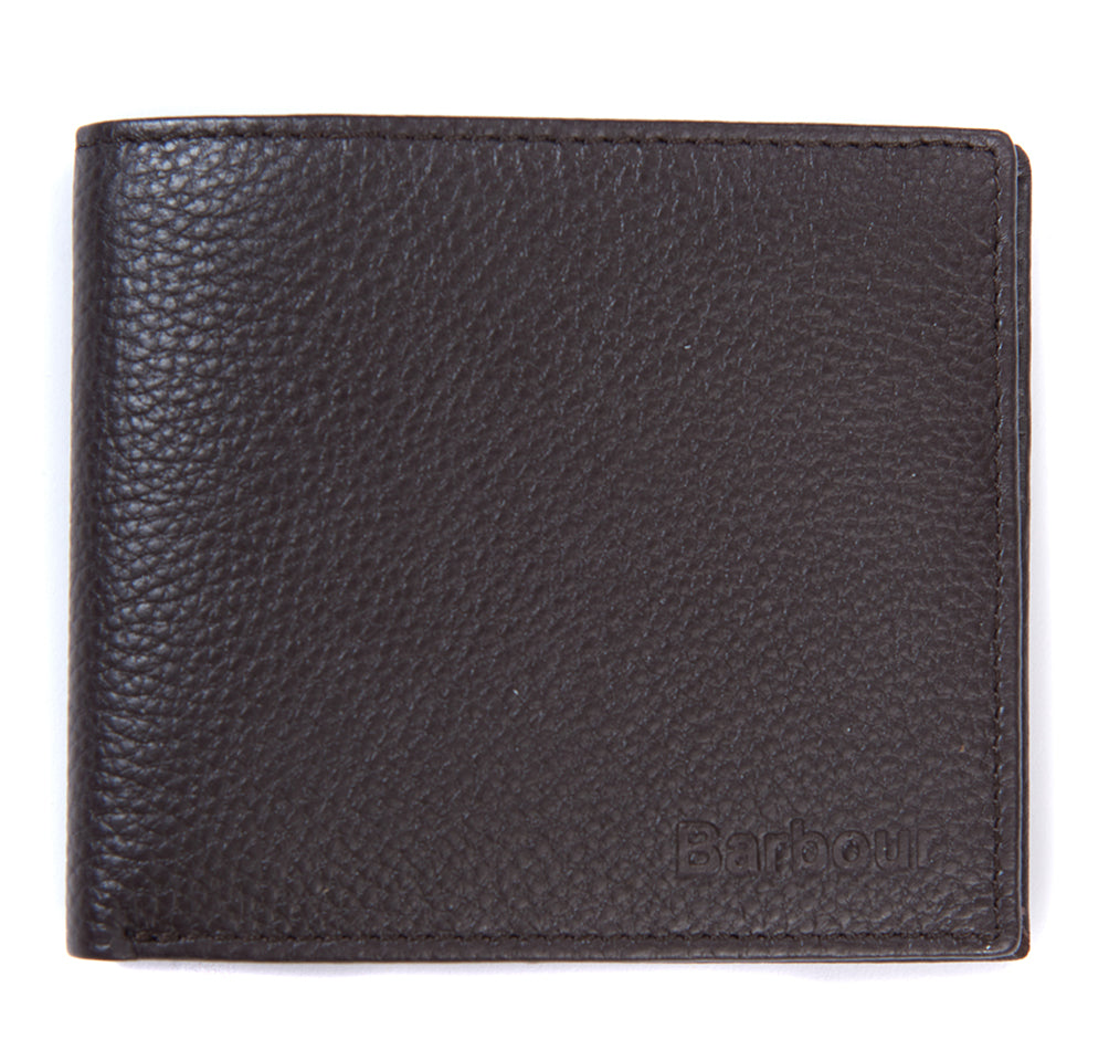 Amble Leather Bifold Wallet - Dark Brown