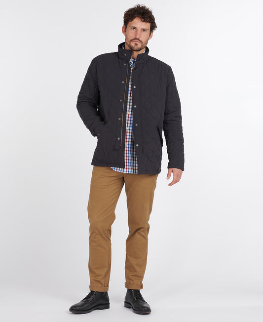 Barbour Shoveler Quilted Jacket - Navy